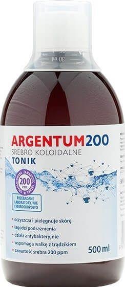 Immagine prodotto Aura Tonico viso Argentum 200 200PPM Argento Colloidale 500ml (Acqua tonica, 500 ml)