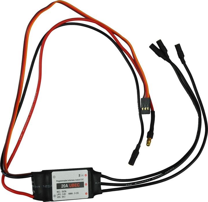 Actual product image Amewi Brushless regulator 20A For B17