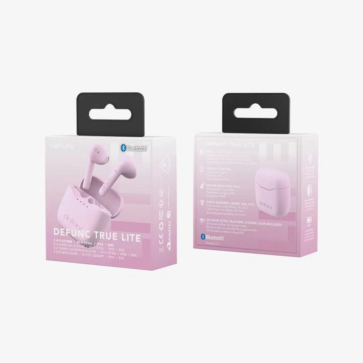 Produktbild Defunc True Lite Earbuds, In-Ear, Wireless, Pink (ANC, 20 h, Kabellos)