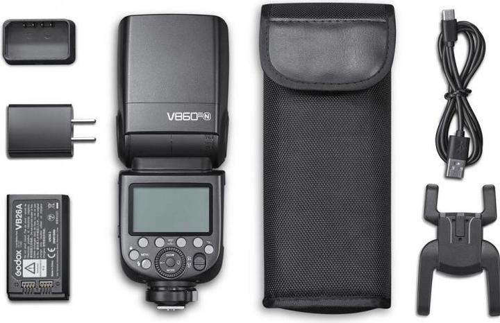 Actual product image Godox V860III Aufsteckblitz mit TTL, Nikon für Nikon (Plug-on flash, Nikon)