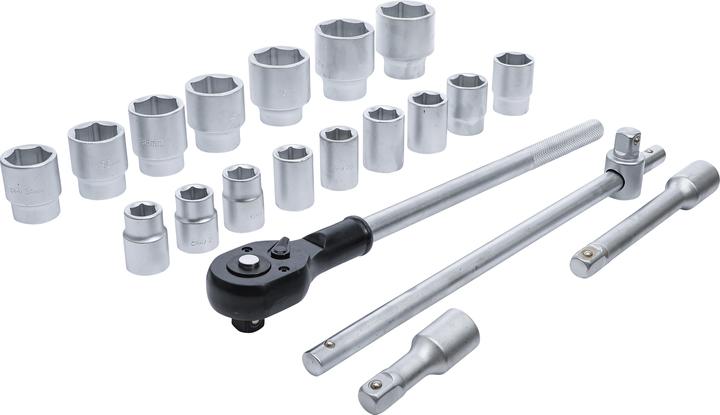 Productafbeelding BGS Dopsleutelset | Aandrijving 20 mm (3/4") | SW 19 - 50 mm | 20-delig. (3/4")