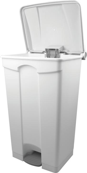 Actual product image Helit Wastepaper bin 18 l H331xØ315 mm with handle rim plastic light grey (18 l)