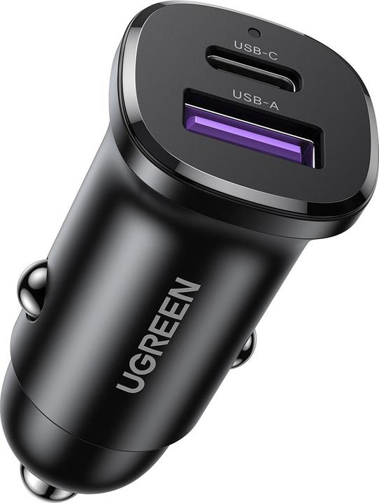 Immagine prodotto Ugreen Caricabatterie da auto EC305 25845 USB-C USB-A 30W - nero