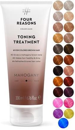 Actual product image Four Reasons Color Mask Mahogany Toning Treatment Color Depositing Conditioner 6.76 fl oz (200 ml)