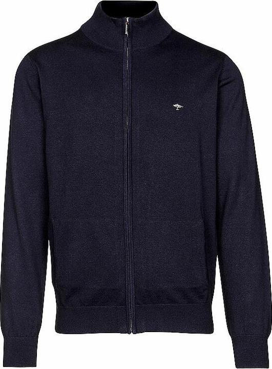 Fynch-Hatton Cardigan-Zip Sweater navy