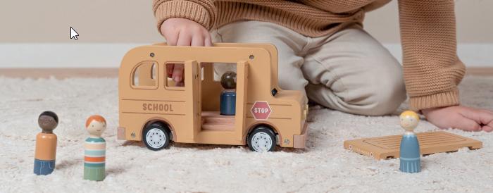 Produktbild Little Dutch Schulbus mit Figuren FSC
