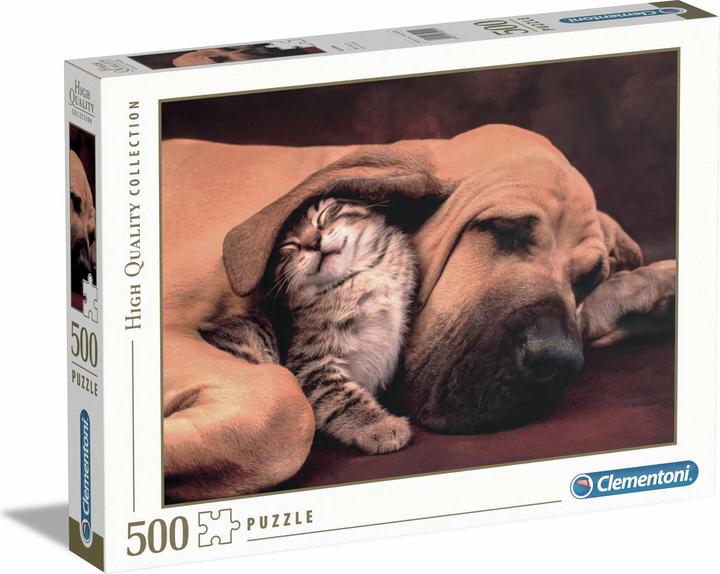 Actual product image Clementoni Dog & Cat (500 pieces)