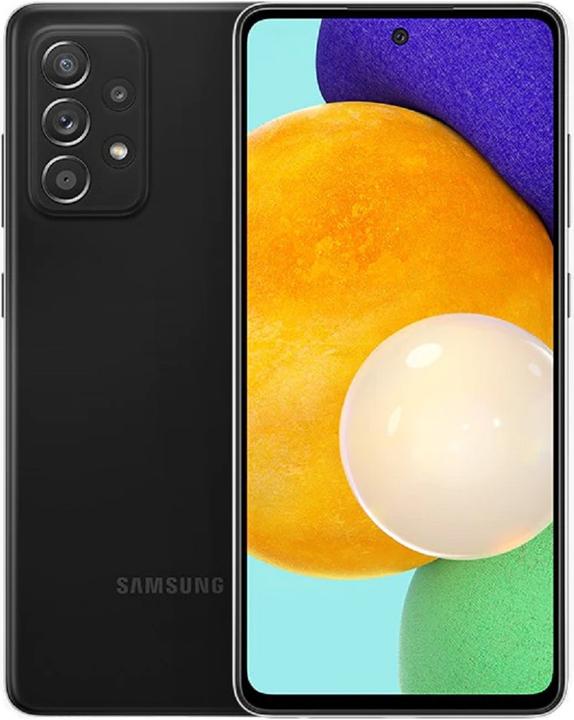 Samsung Galaxy A52 EE Enterprise Edition (128 GB, Nero, 6.50", Doppia SIM Ibrida, 64 Mpx, 5G)