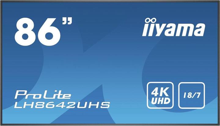 Actual product image iiyama LH8642UHS-B3 (3840 x 2160 Pixels, 85.70")