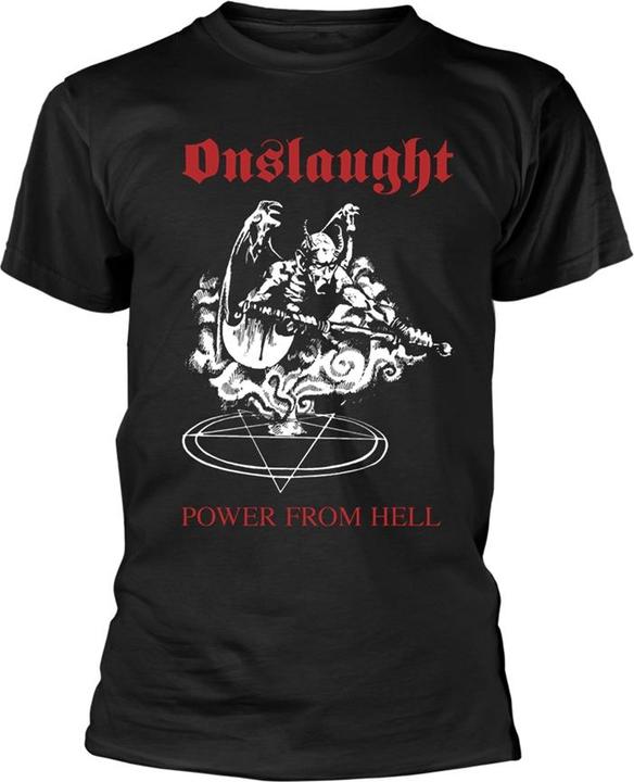 Immagine prodotto Onslaught Maglietta Power From Hell (Nero) S (S)