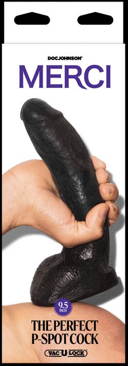 Actual product image All Stars The Perfect P-Spot Cock - 9.5 / 24 cm - Black
