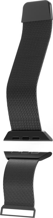 Image du produit Puro Milanese Magnetic Band - Pasek ze stali nierdzewnej do Apple Watch 42/44/45/49 mm (czarny) (42 mm, 44 mm, 45 mm, 49 mm, Acier inoxydable)