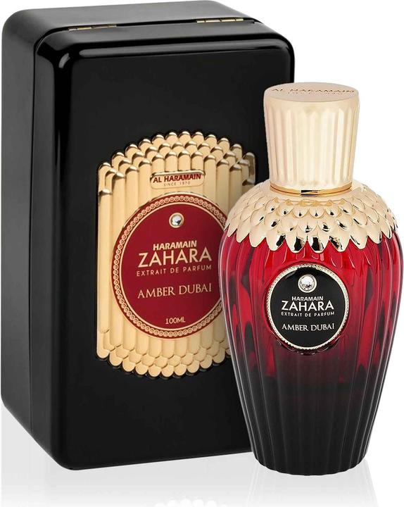 Actual product image Al Haramain Zahara Amber Dubai Extrait De Parfum Spray 100ml (Extrait De Parfum, 100 ml)