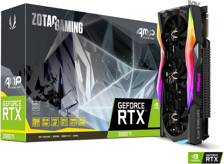 Actual product image Zotac Gaming GeForce RTX 2080 Ti Gaming AMP Extreme Core Editon (11 GB)