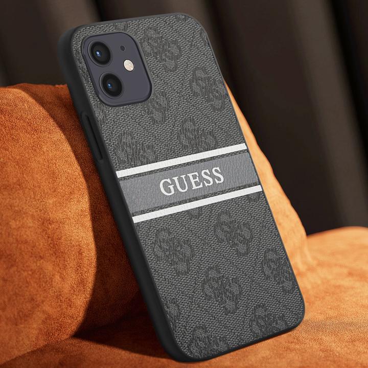 Immagine prodotto Guess Copertina rigida 4G a strisce stampate (Apple iPhone 12 Pro)