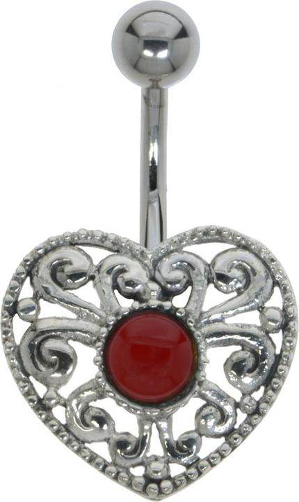 Bijouteria Bauchpiercing (Chirurgenstahl 316L, Silber 925, Schmuckstein)