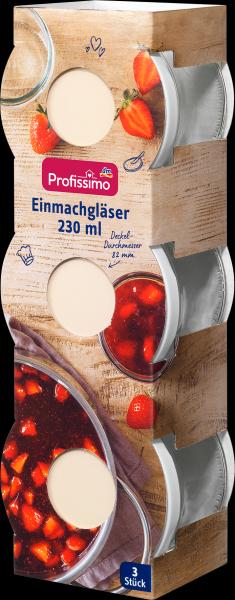 Produktbild dm Profissimo Einmachgläser 230ml