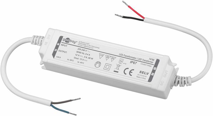 Produktbild Goobay LED-Trafo 12 V DC, 60 W, IP67