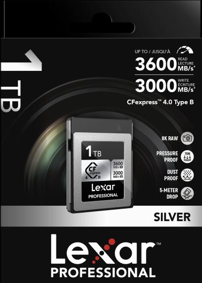 Produktbild Lexar Professional Silver (1000 GB, CFexpress Typ B)