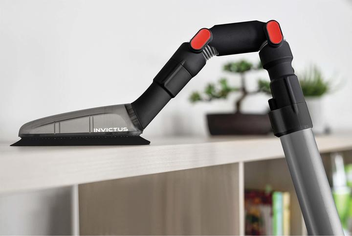Actual product image Genius X9 cordless vacuum cleaner, deluxe set 23 pcs, black-red