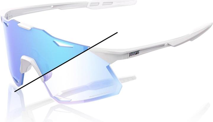 Produktbild 100% HYPERCRAFT LE - Bastille (Weiss, Blue Mirror Photochromic)