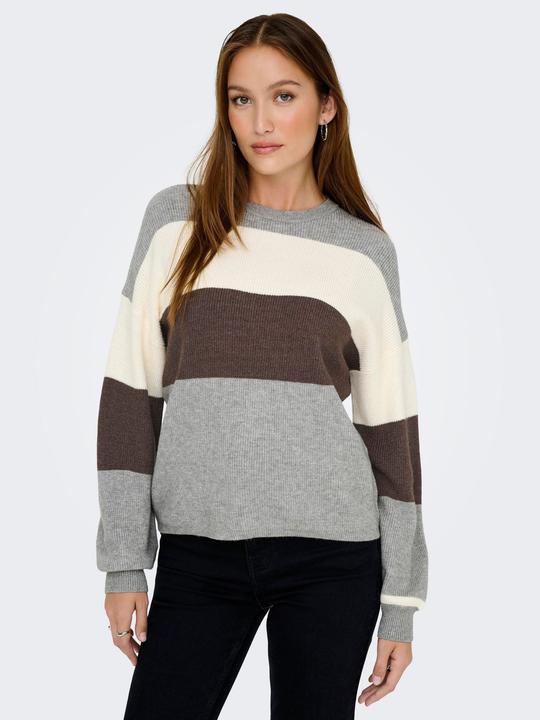 Produktbild Only Onlatia L/S Stripe Pullover Knt Noos (L)