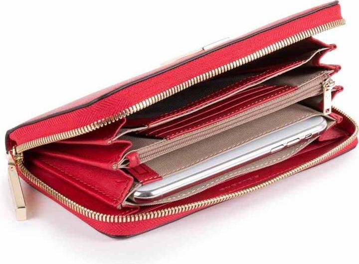 Actual product image Piquadro Zip Around Wallet With Four Bellows