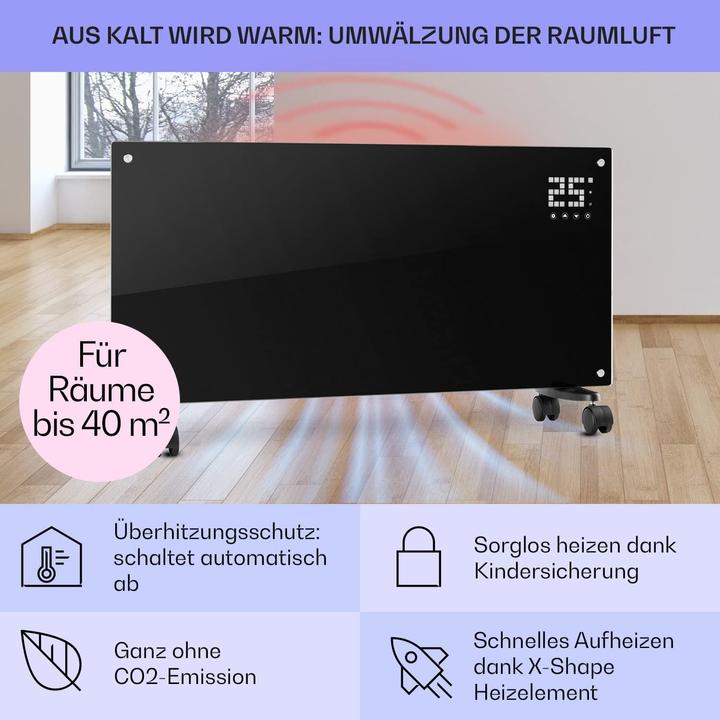 Actual product image Klarstein Electric heating, Bornholm Smart - 40 m2 (2000 W)