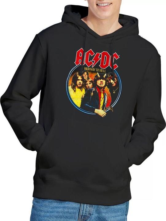 Immagine prodotto AC/DC Highway To Hell Felpa con Cappuccio Emblema Uomo (S)