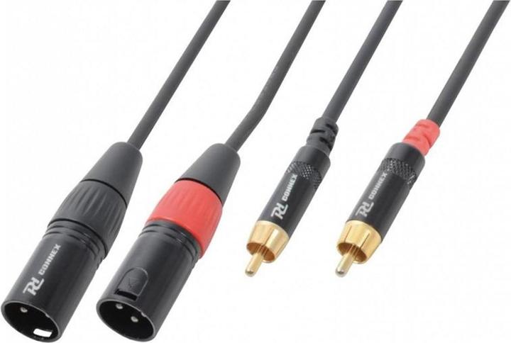 PD Connex XLR – Cinch (3 m, XLR)