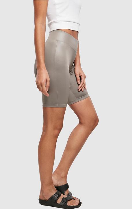 Actual product image Urban Classics Ladies Imitation Leather Cycle Shorts (4XL)