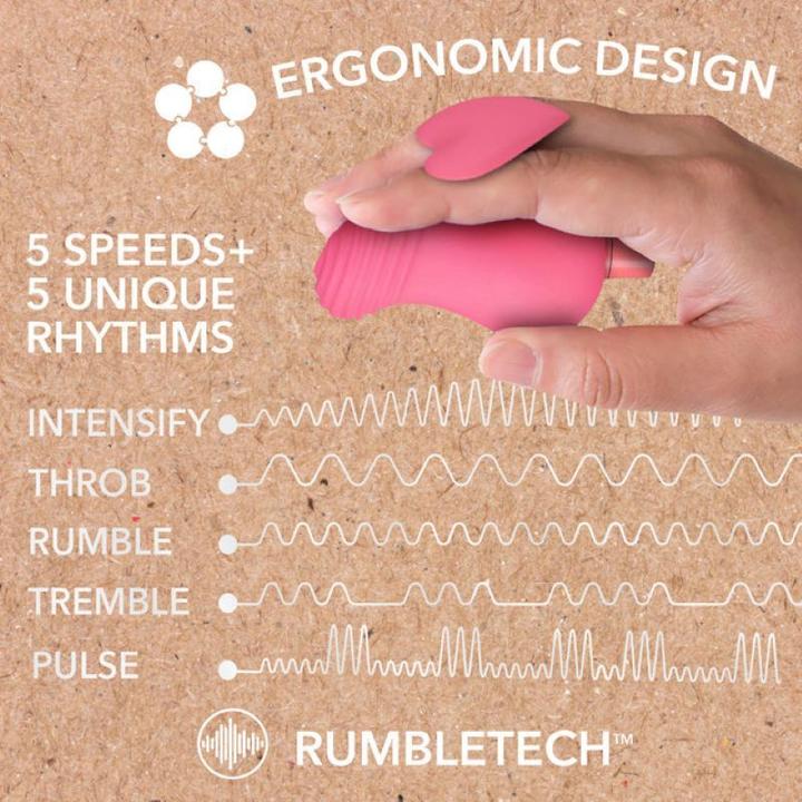Actual product image Gaia Eco Love Vibrator Koralle