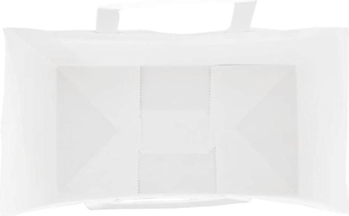Produktbild VidaXL Kraftpapiertüten 250 Stk. mit Henkel Weiss 15x8x21 cm Papiertüte (Geschenktüte, 250 x)