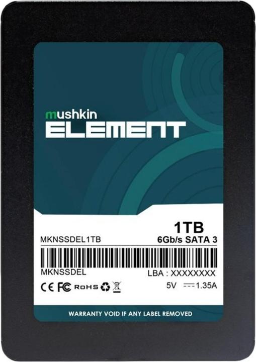 Actual product image Mushkin SSD Element 2.5 1TB SATA3 (1000 GB, 2.5")