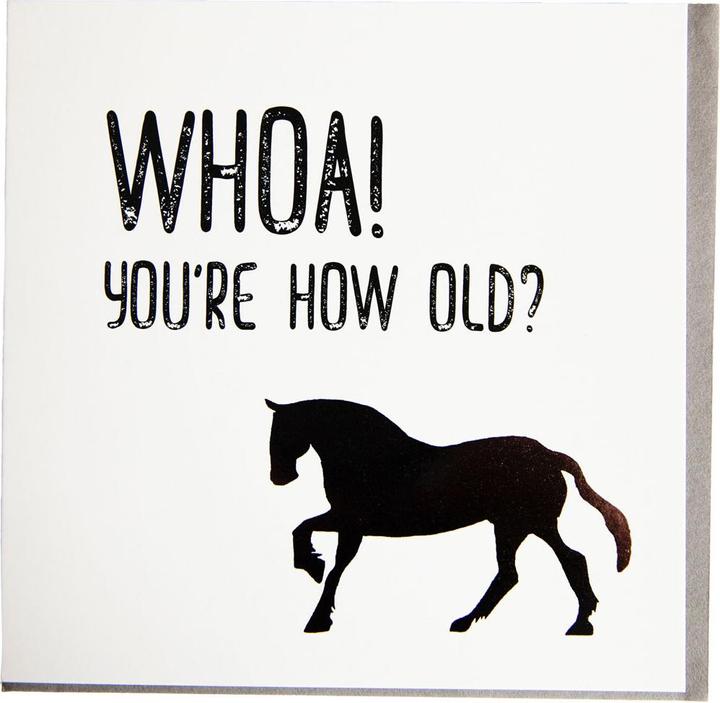 Image du produit Gubblecote Carte d'anniversaire en plastique Whoa You're How Old Papier