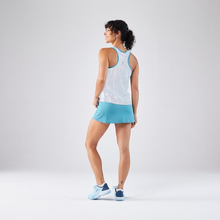 Actual product image Kuikma Damen Padeltop - Dry technisch und atmungsaktiv grau (XL)
