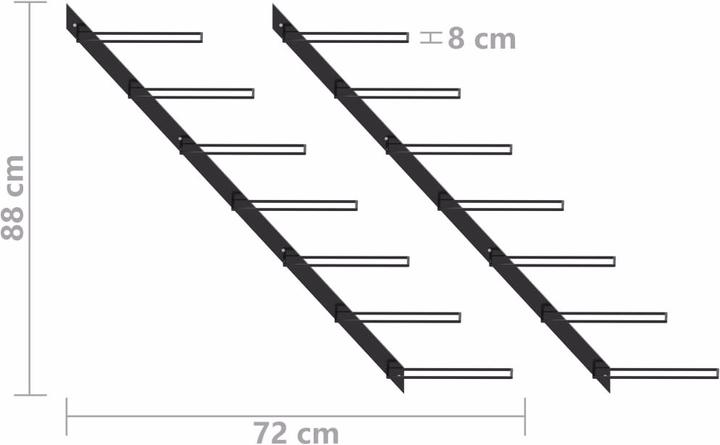 Actual product image VidaXL Jaspal (88 x 8 x 72 cm, 14 Fl.)