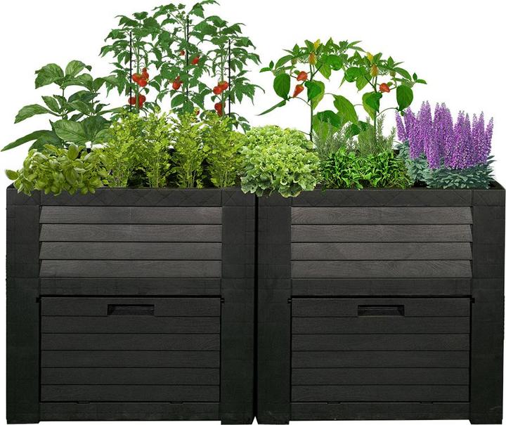 Produktbild Weber Home Hochbeet mit Staufächern