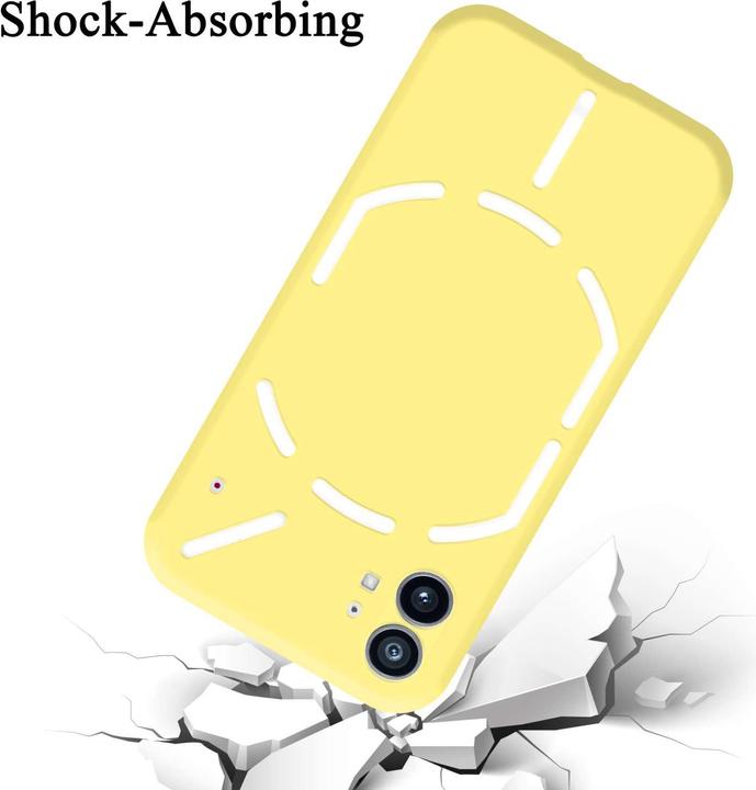 Actual product image Cadorabo Bumper TPU Liquid Silicone Case (Nothing Phone (1))