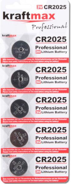 Image du produit Kraftmax Lithium CR2032 3V, 5 pcs. sous blister, incl.VEG (5 pcs, CR2032)