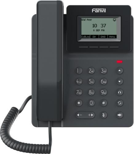 Actual product image Fanvil V50P IP-Telefon mit 2,3-Zoll-Display, 2 Ports PoE 10/100, Freisprecheinrichtung, kompatibel m