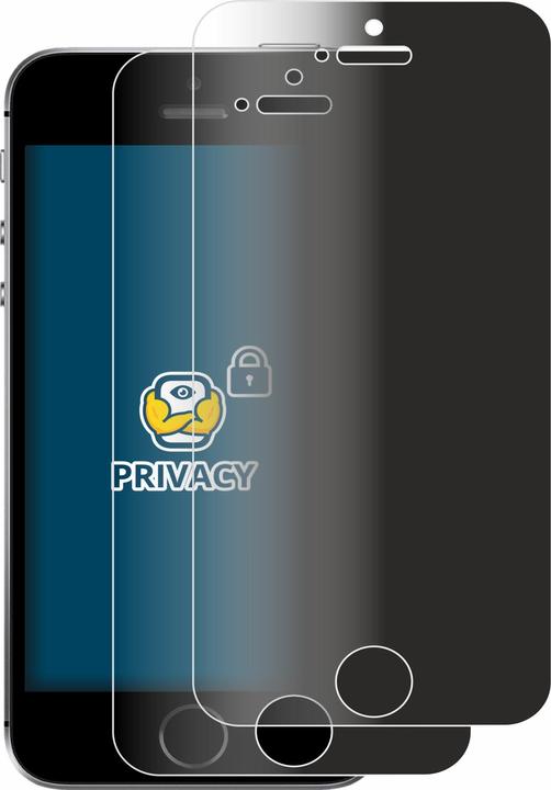 Actual product image BROTECT Anti-spy privacy film Blue light protection film (2 Piece, Apple iPhone SE)
