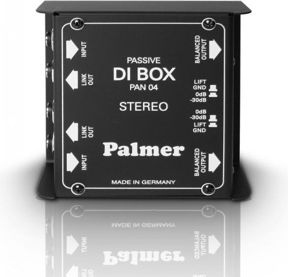 Image du produit Palmer Audio Boîte de direct passive 2 canaux Pro PAN (Boîte de DI)