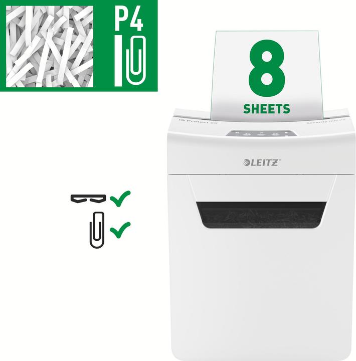 Actual product image Leitz IQ 8X PROTECT PREMIUM - Document shredder (Particle cut)