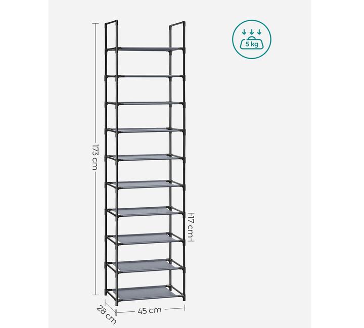 Image du produit Songmics Étagère à chaussures (45 x 28 x 173 cm)