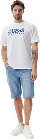 Image du produit Guess Herren T-Shirt Logo Tee Weiss (XL)