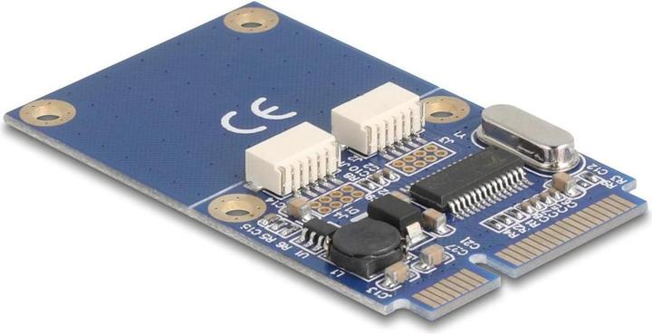 Produktbild Delock Mini PCIe Adapter full size zu 2xUSB 2.0 Typ-A Buchse 30 cm
