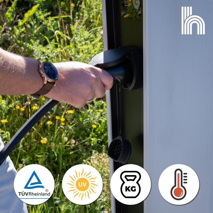 Produktbild Helos E-Auto-Ladekabel (Typ 2, 11 kW, 16 A, 5 m)