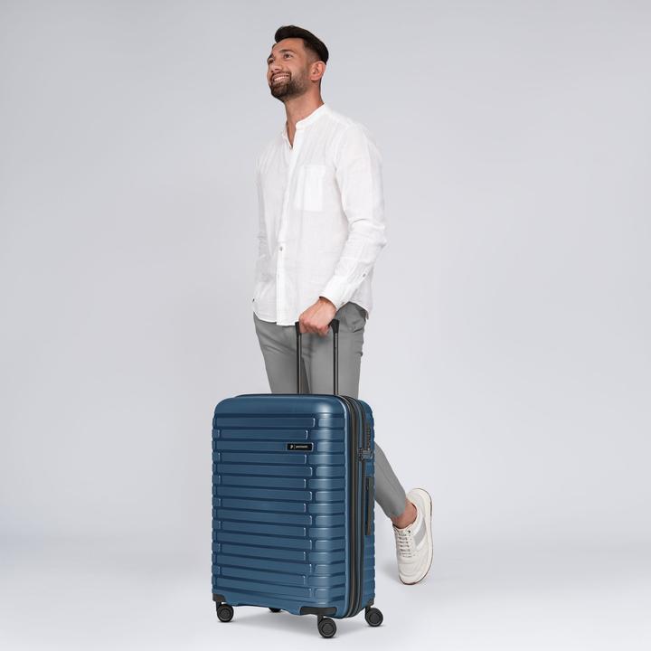 Immagine prodotto Pactastic Collection 04 THE MEDIUM + 4 Rollen Trolley M 66 cm mit Dehnfalte (67 l, M (50 - 90l))