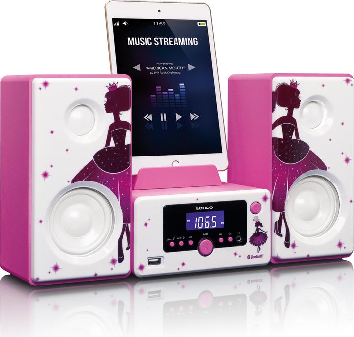 Image du produit Lenco MC-020 Princesse (Bluetooth, 1x 10 W)